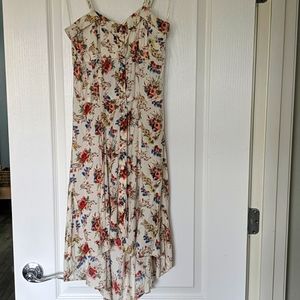 Angie, high low floral dress, medium